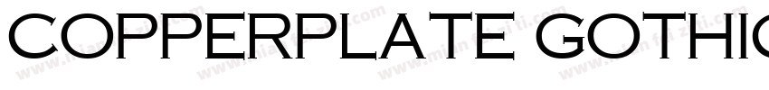 copperplate gothic l字体转换
